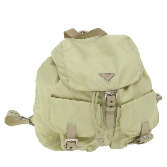 PRADA Backpack Nylon Cream - Picture 1 of 9